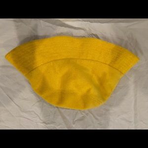 **VERY TRENDY YELLOW TERRYCLOTH BUCKETHAT**